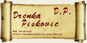 Drenka Pisković vizit kartica